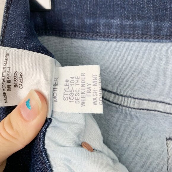 MOTHER | The Weekender Fray Jean Mint Condition - Picture 9 of 9